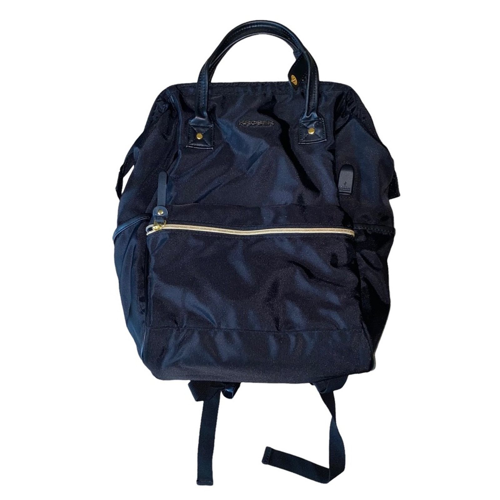 Other Kroser Laptop Backpack with charging cord black gold Size ONE SIZE - 1 Thumbnail
