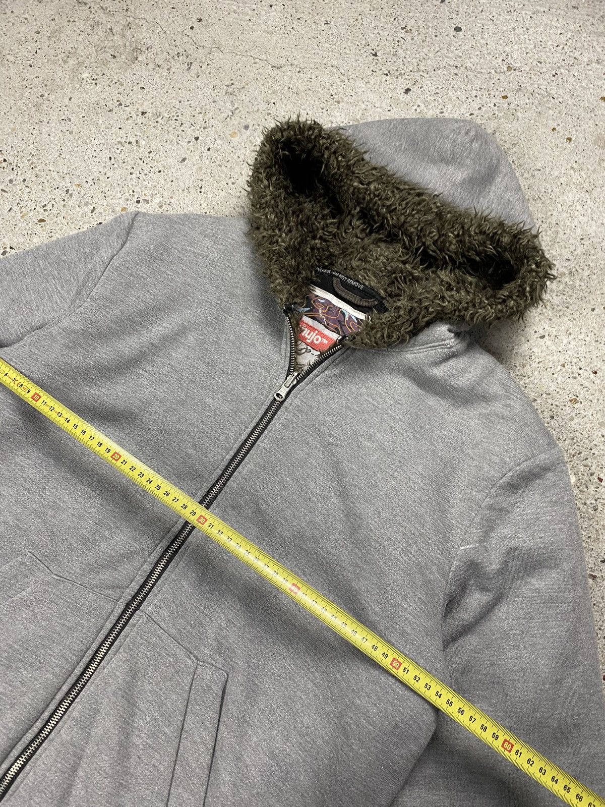 Japanese Brand Vintage hoodie bomber grey japan faux fur avant garde Size US L / EU 52-54 / 3 - 16 Thumbnail