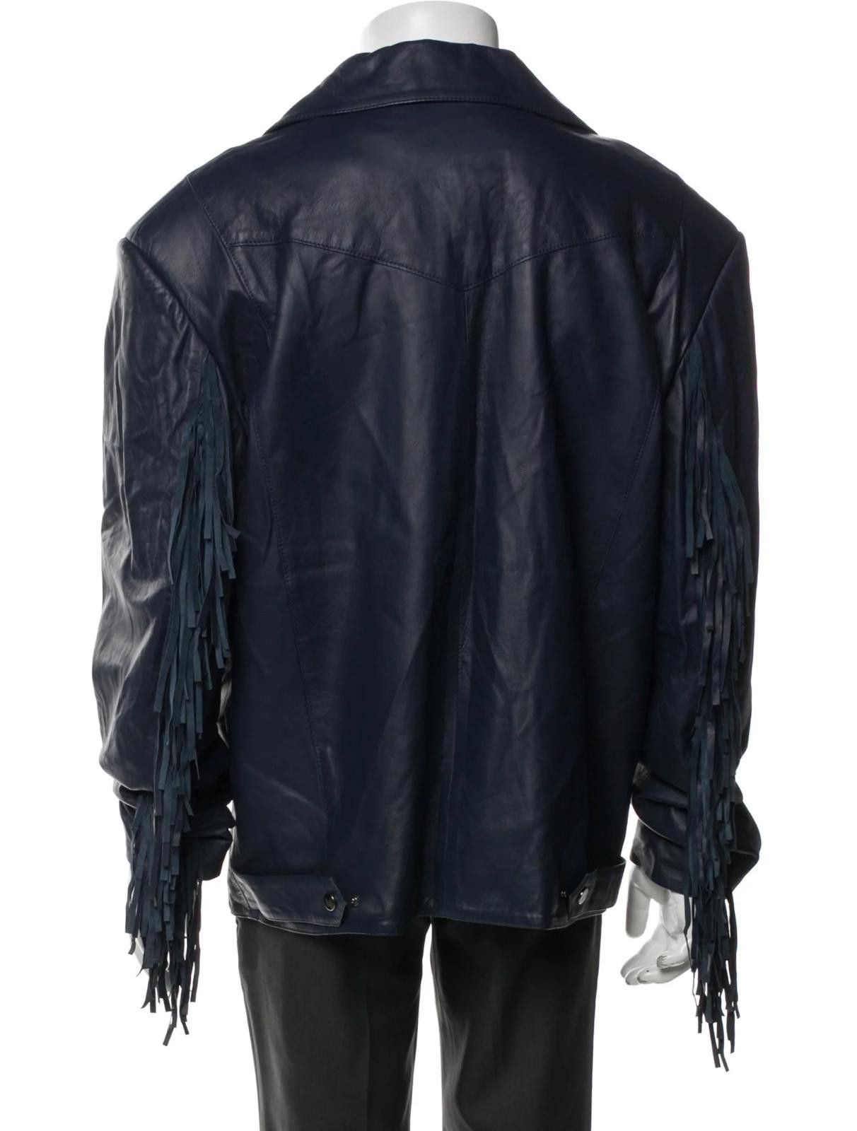 Other Marcell Von Berlin Lamb Leather Moto Jacket w/ Tags Size: L Size US L / EU 52-54 / 3 - 3 Thumbnail