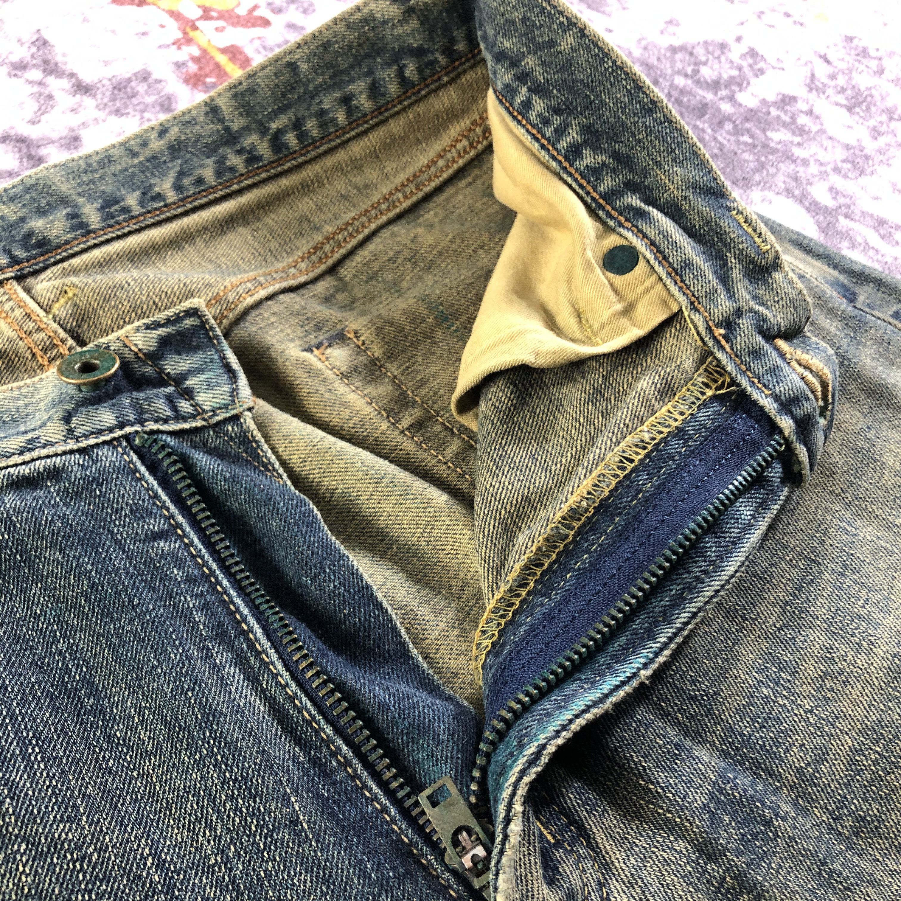 Edwin Vintage 90s Rusty Edwin 505 Selvedge Jeans-JM3566 Size US 33 - 8 Thumbnail