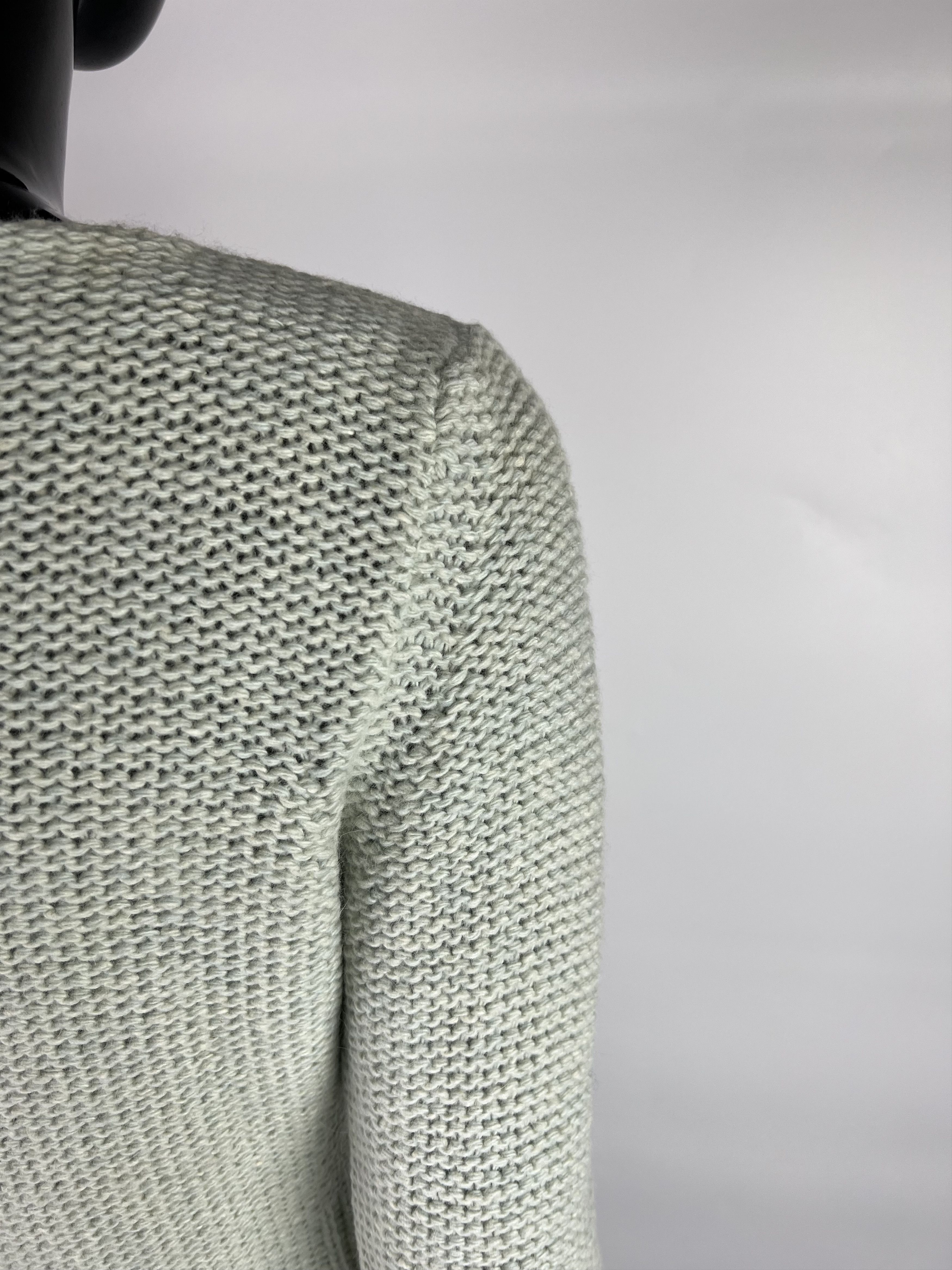Les Copains × Vintage Les Copains Jeans Vtg Cropped Wool Angora Knit Sweater IT42 Size M / US 6-8 / IT 42-44 - 4 Thumbnail