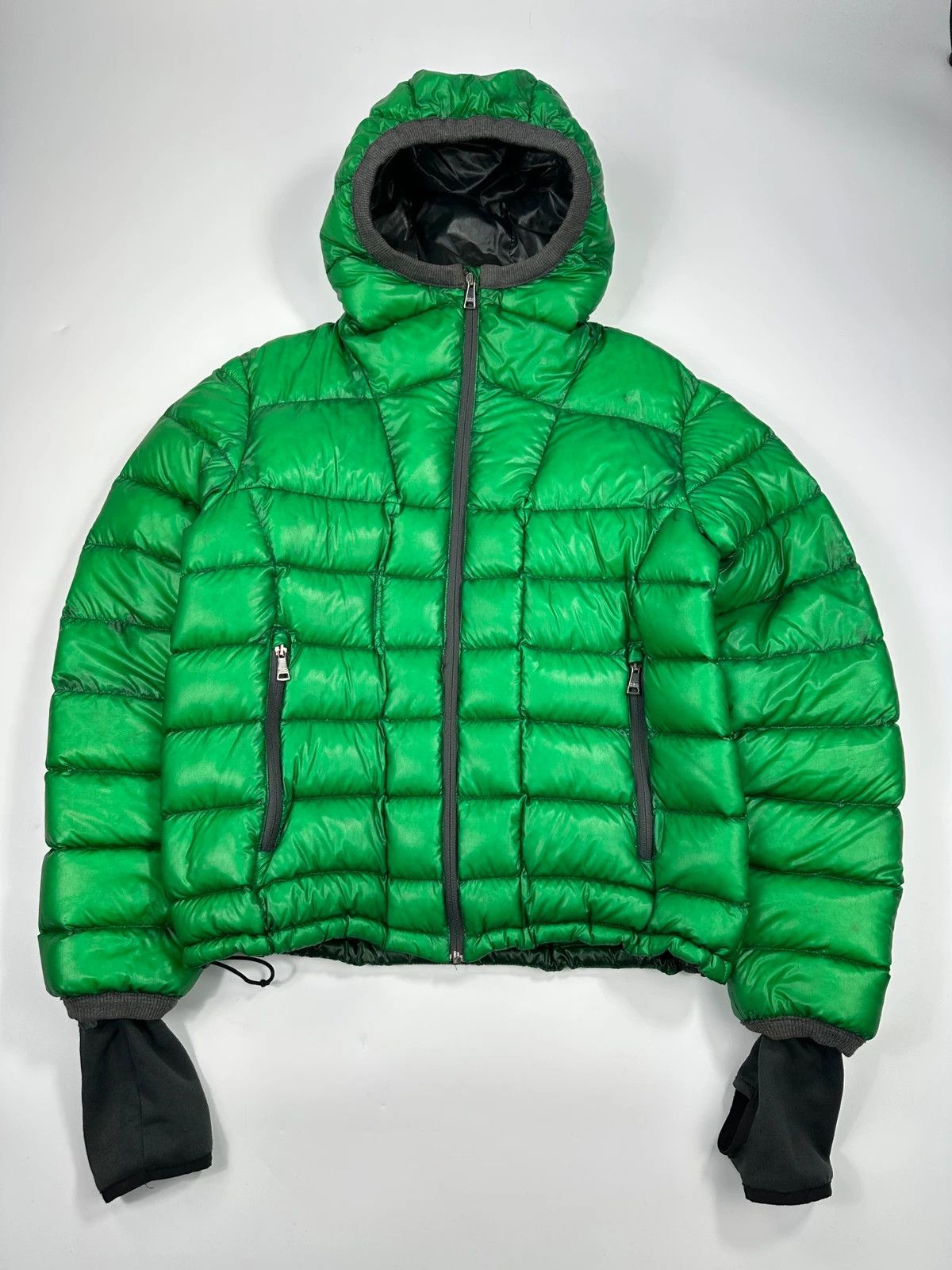 Dolce & Gabbana Dolce & Gabbana Ski Transparent Green Down Puffer Jacket Size US M / EU 48-50 / 2 - 1 Thumbnail