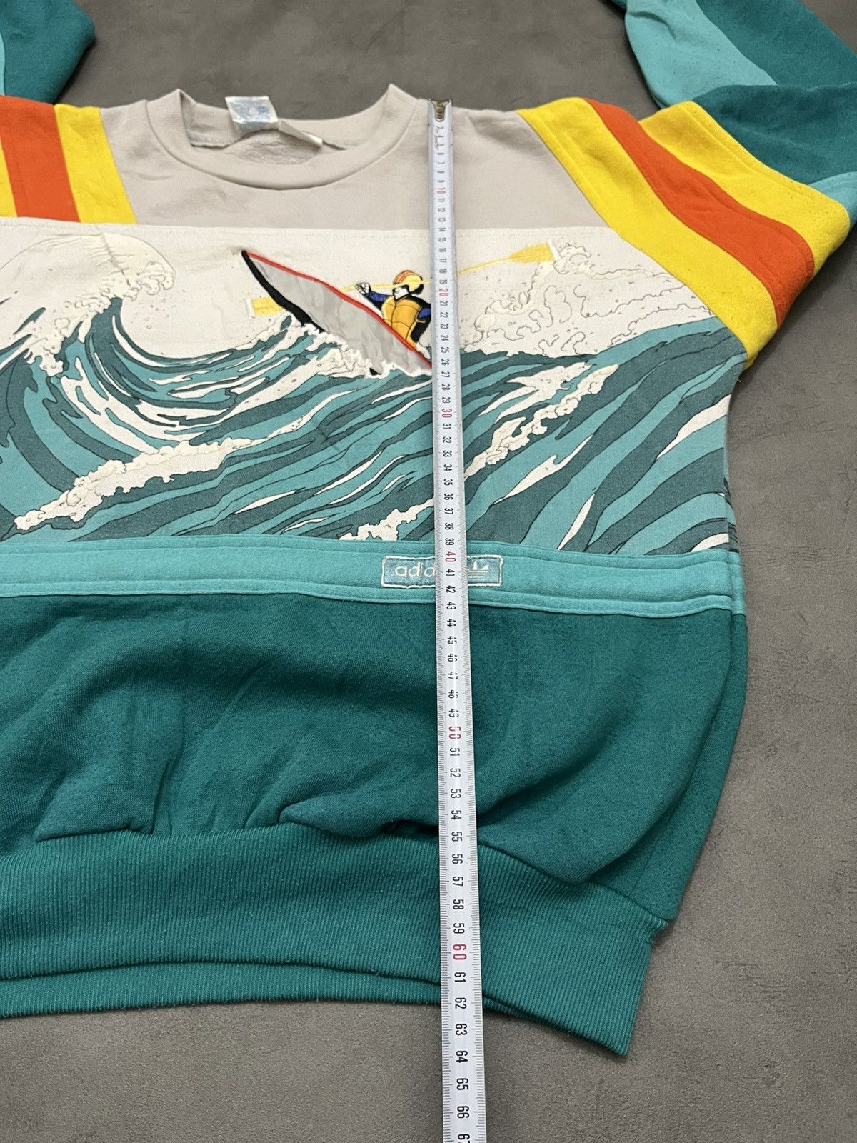 Adidas Rare vintage 80s Adidas Devil's Toenail Kayaking sweatshirt Size US M / EU 48-50 / 2 - 12 Thumbnail