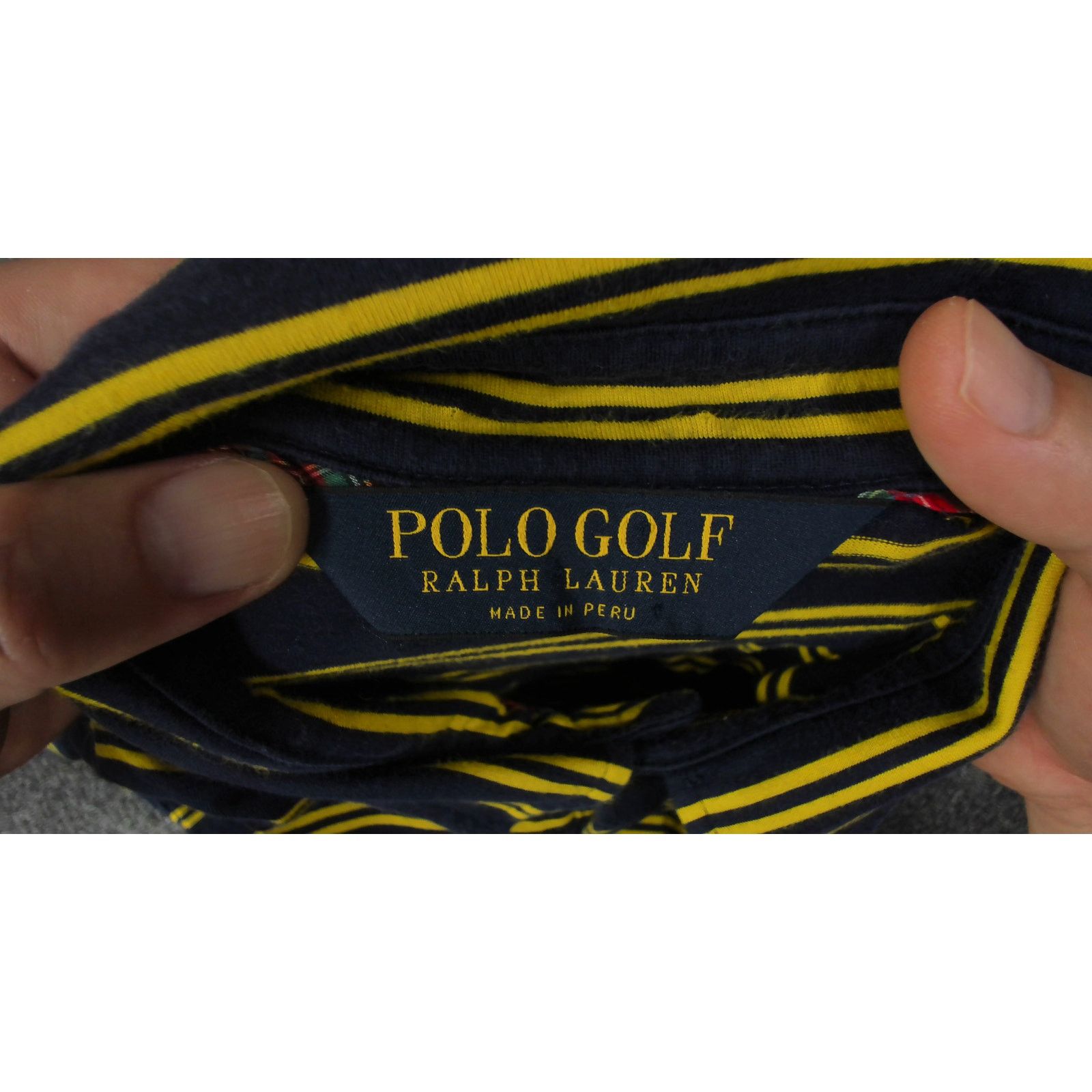 Polo Ralph Lauren Polo Ralph Lauren Y2K Polo Golf Striped Boxy Polo Shirt XL Size US XL / EU 56 / 4 - 5 Thumbnail