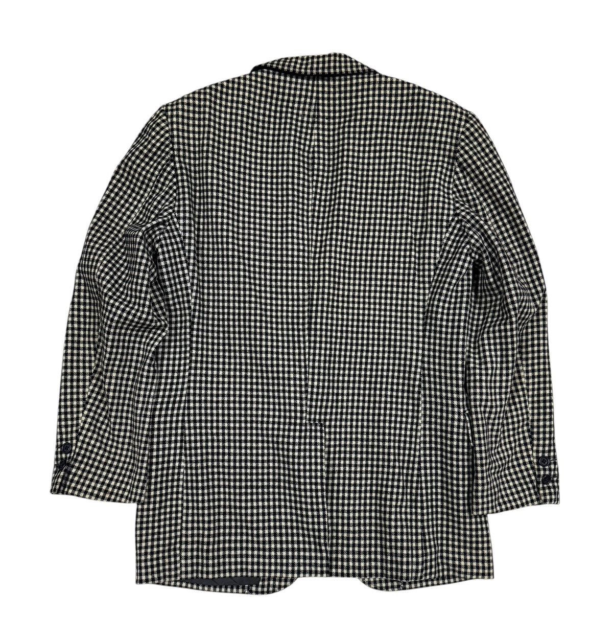If Six Was Nine Vtg🔥Van Jac Checkedboard Blazers Coat Jacket Size 40S - 3 Thumbnail