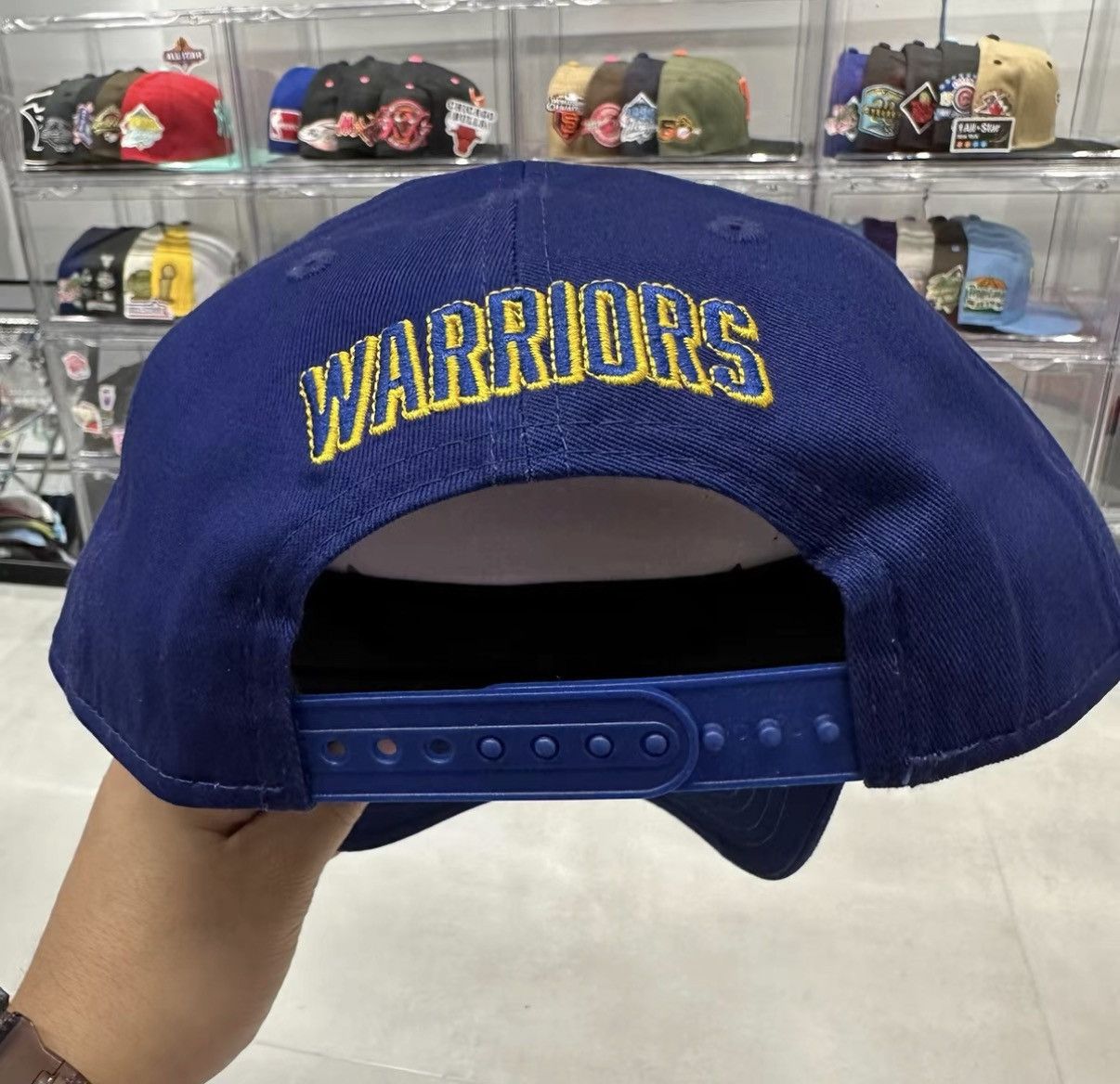 New Era New Era NBA Golden State Warriors Curved Brim Cap J32 Size ONE SIZE - 3 Thumbnail