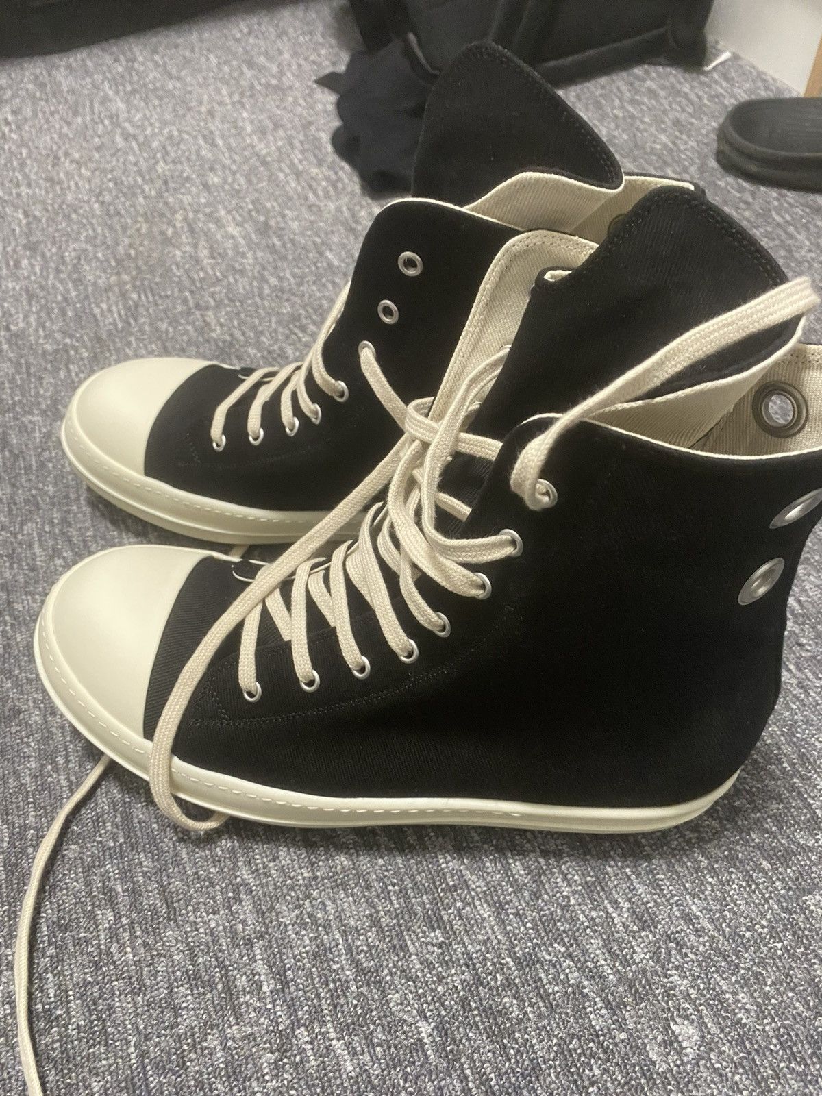 Rick Owens Drkshdw Rick owen ramones Size US 12 / EU 45 - 2 Thumbnail