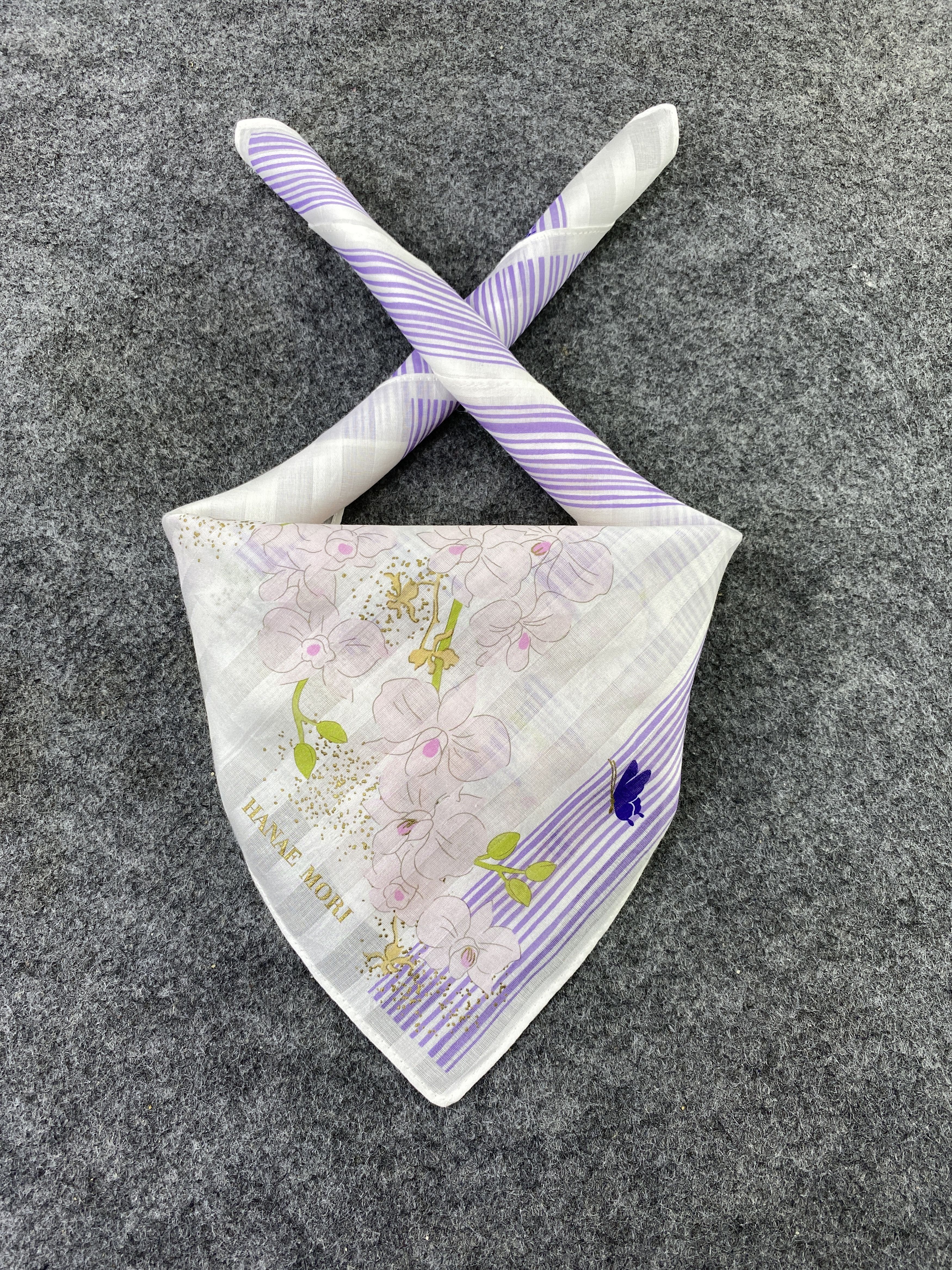 Hanae Mori Hanae Mori Handkerchief / Bandana / Neckerchief-B296 Size ONE SIZE - 2 Thumbnail