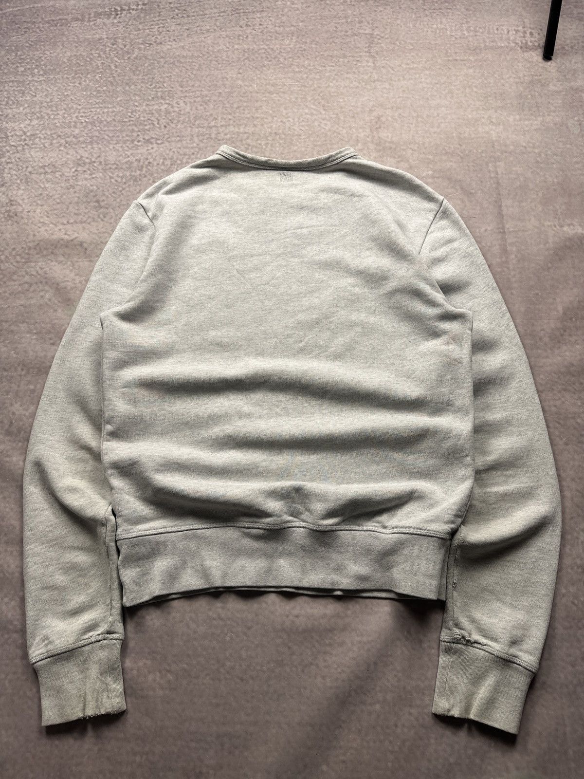 AMI Rare AMI Alexandre Mattiussi Logo Number 9 Gray Sweatshirt Size US M / EU 48-50 / 2 - 2 Thumbnail