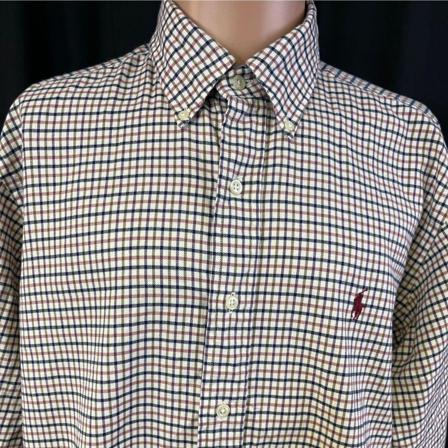 Ralph Lauren Ralph Lauren Men's Cream Shirt/Button Up Sz L SKU 4359 Size US L / EU 52-54 / 3 - 3 Thumbnail