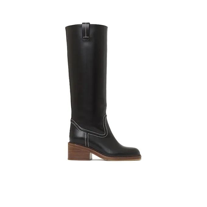 Chloe o1loc1c1024 Mallo Boots in Black Size US 9 / IT 39 - 2 Thumbnail