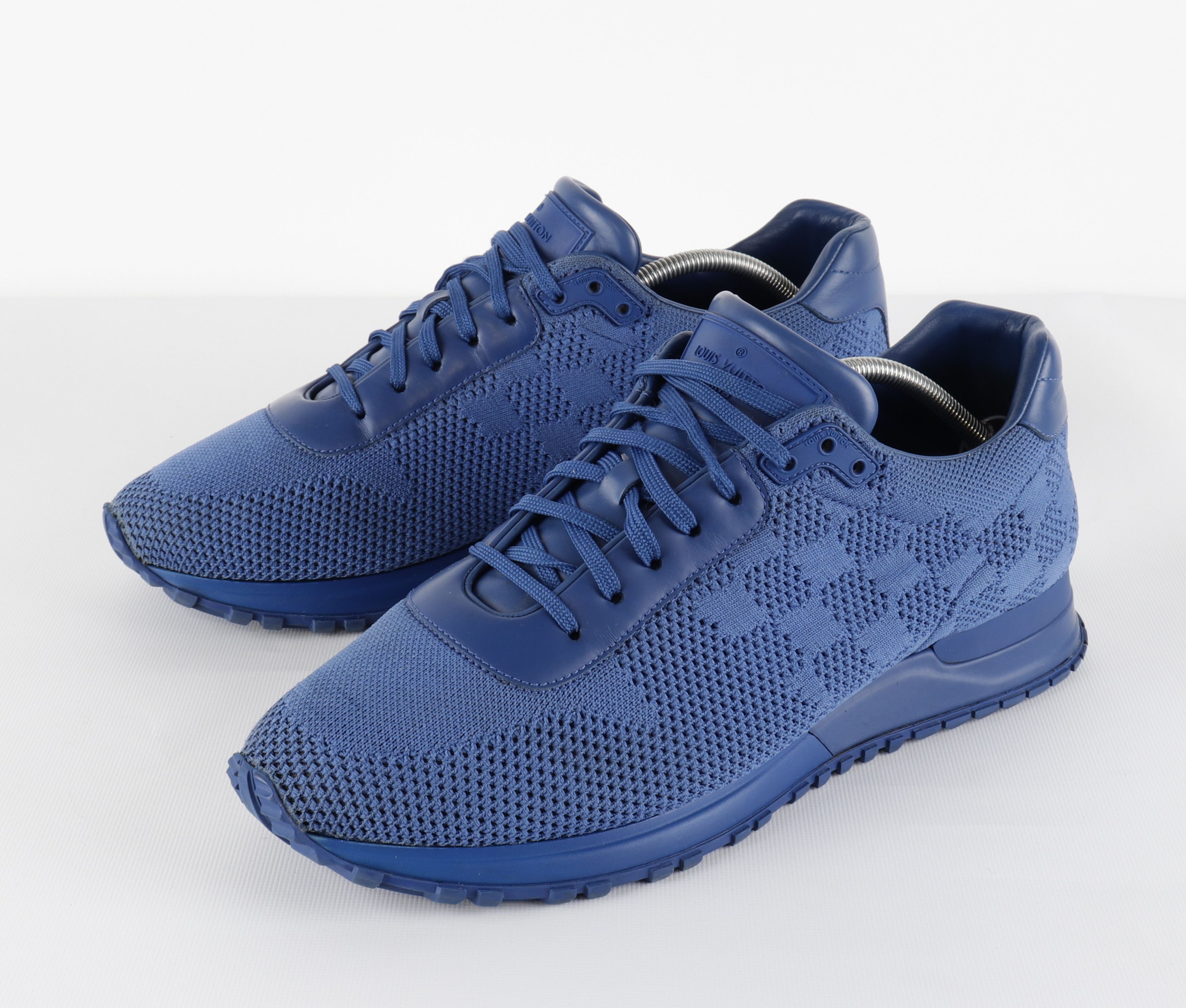 Louis Vuitton Louis Vuitton Run Away Damier Blue Mesh Sneakers Size US 10 / EU 43 - 9 Thumbnail
