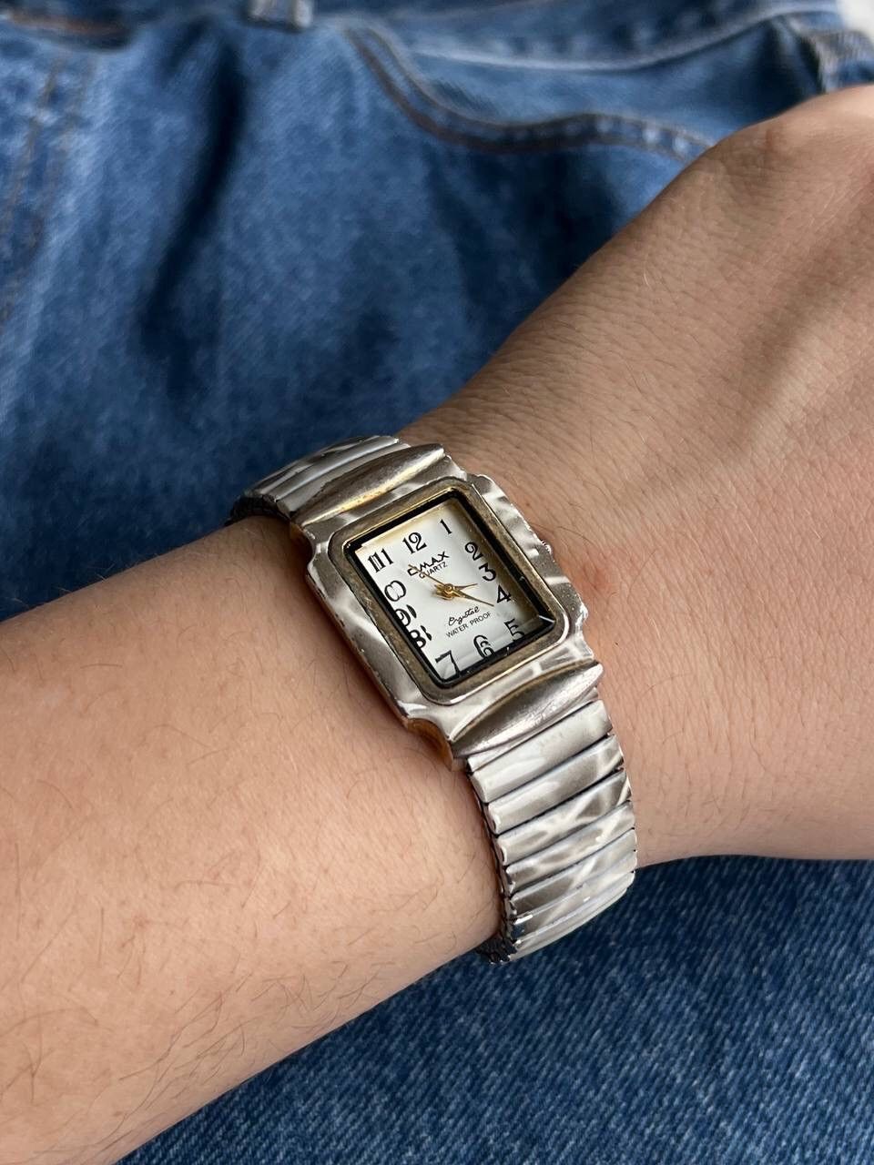 Japanese Brand × Vintage Vintage Japanese style 90s Omax Japan Watch Futuristic Steel Size ONE SIZE - 5 Thumbnail