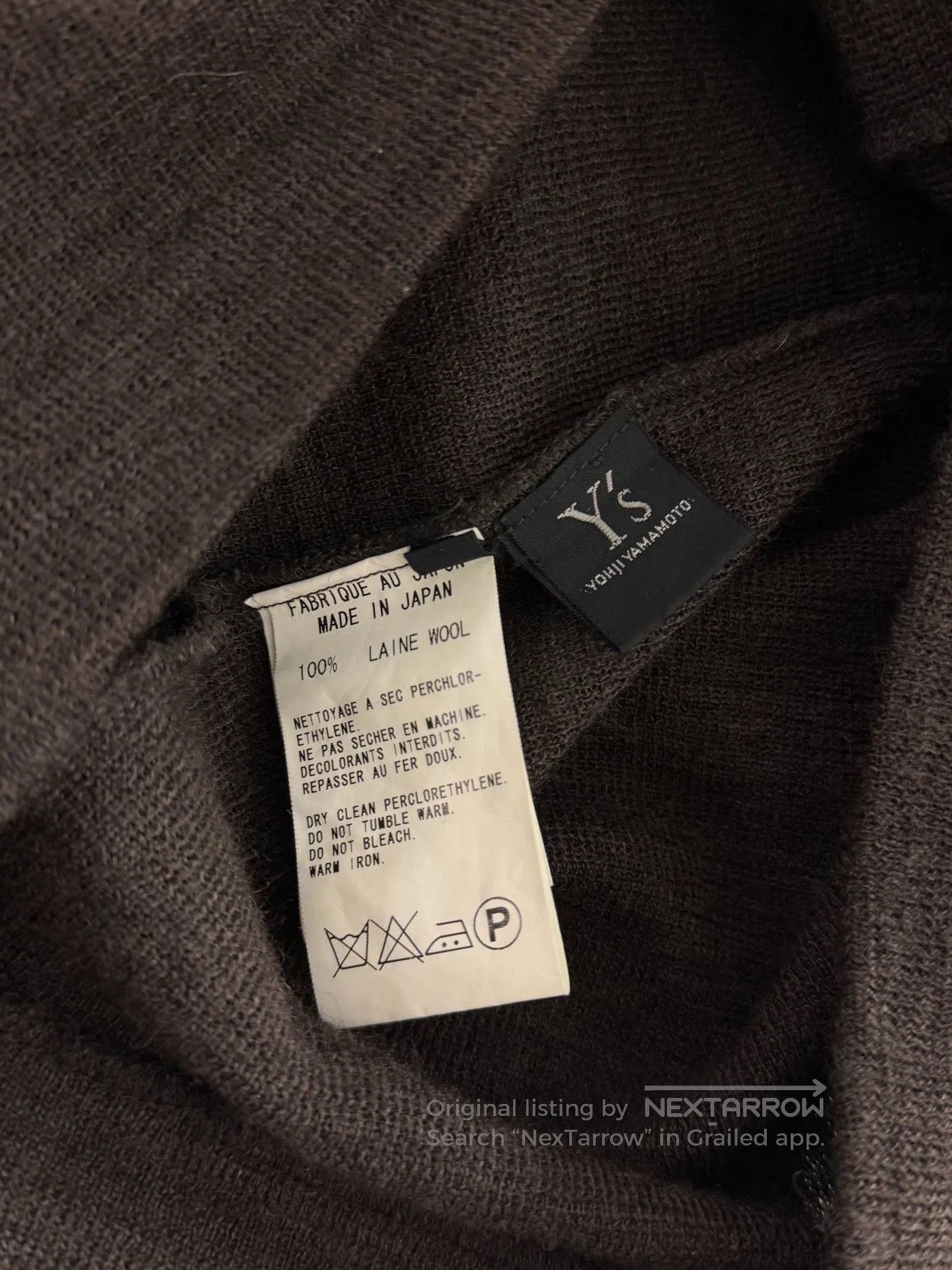 Yohji Yamamoto Y's Reversible Irregular Wool Top. Size L / US 10 / IT 46 - 9 Thumbnail
