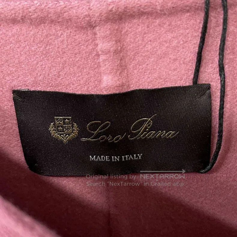 Loro Piana Loro Piana Pink Neck Warmer Double-Faced Cashmere Cloak Ja Size S / US 4 / IT 40 - 4 Thumbnail