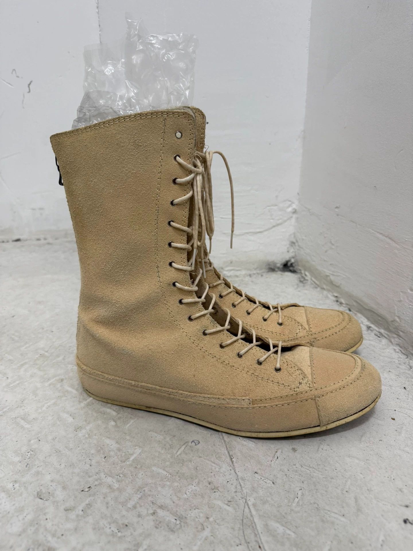 Julius Julius 7 Dark Suede High-Top Boots, Size 2 Size US 9.5 / EU 42-43 - 3 Thumbnail