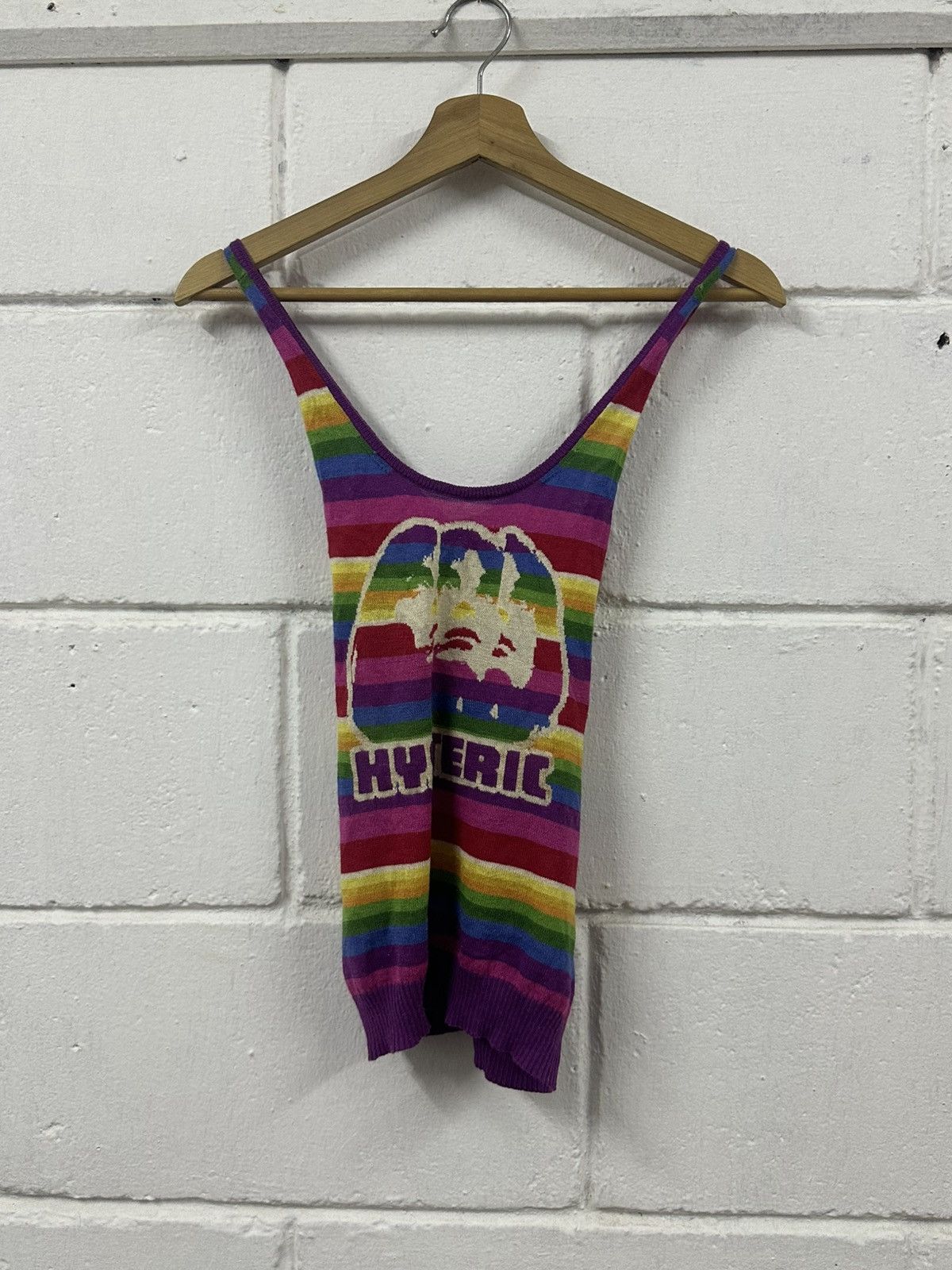 Hysteric Glamour Hysteric Glamour Knitwear Colourful Tank Top Size US XS / EU 42 / 0 - 9 Thumbnail