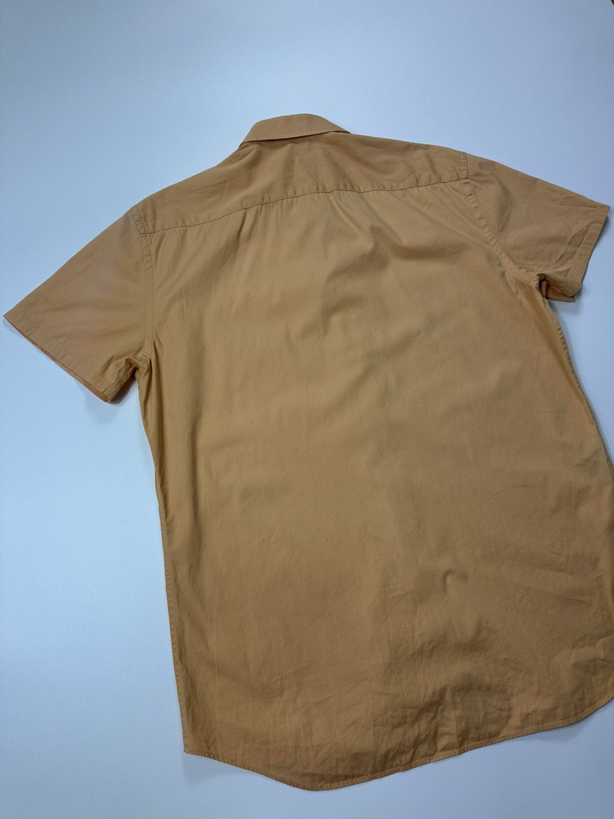 Prada Prada Casual Shirt Short Sleeve Orange Fit Size US M / EU 48-50 / 2 - 8 Thumbnail