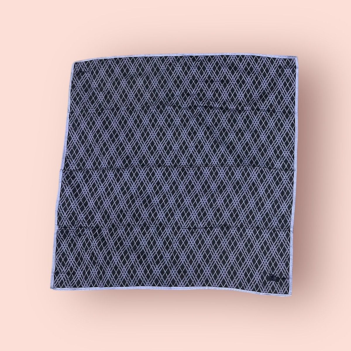Burberry × Designer × Vintage VTG BURBERRY COTTON SILK HANDKERCHIEF/POCKETSQUARE/BANDANA Size ONE SIZE - 2 Thumbnail