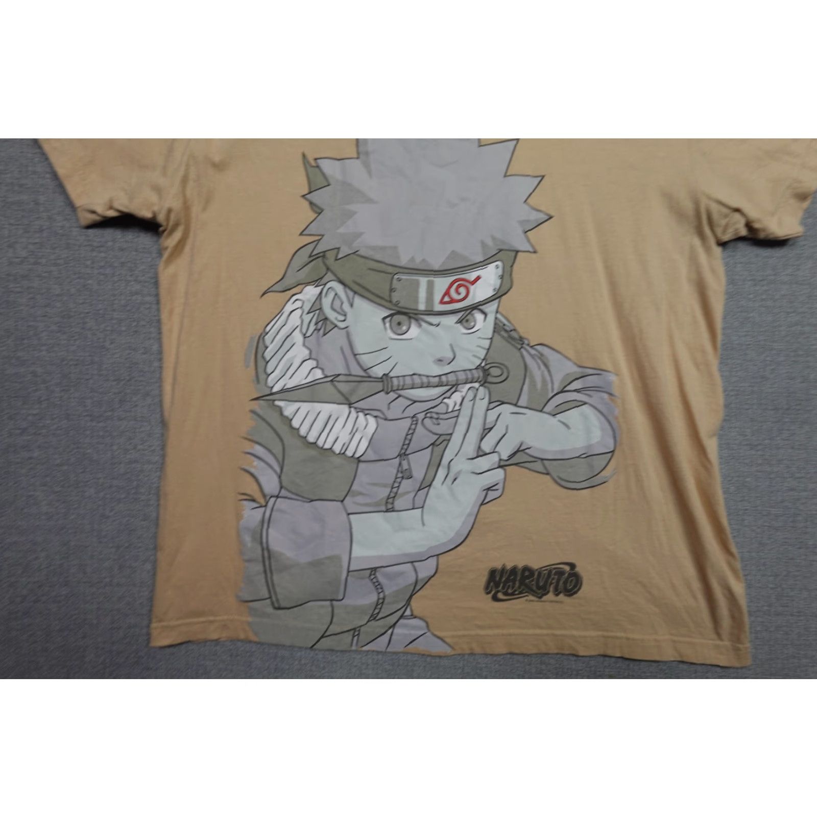 Vintage Naruto Shirt Mens L Beige Graphic Anime 2002 Masashi Kishimoto T-Shirt Toyosaki Casual Size US L / EU 52-54 / 3 - 3 Thumbnail