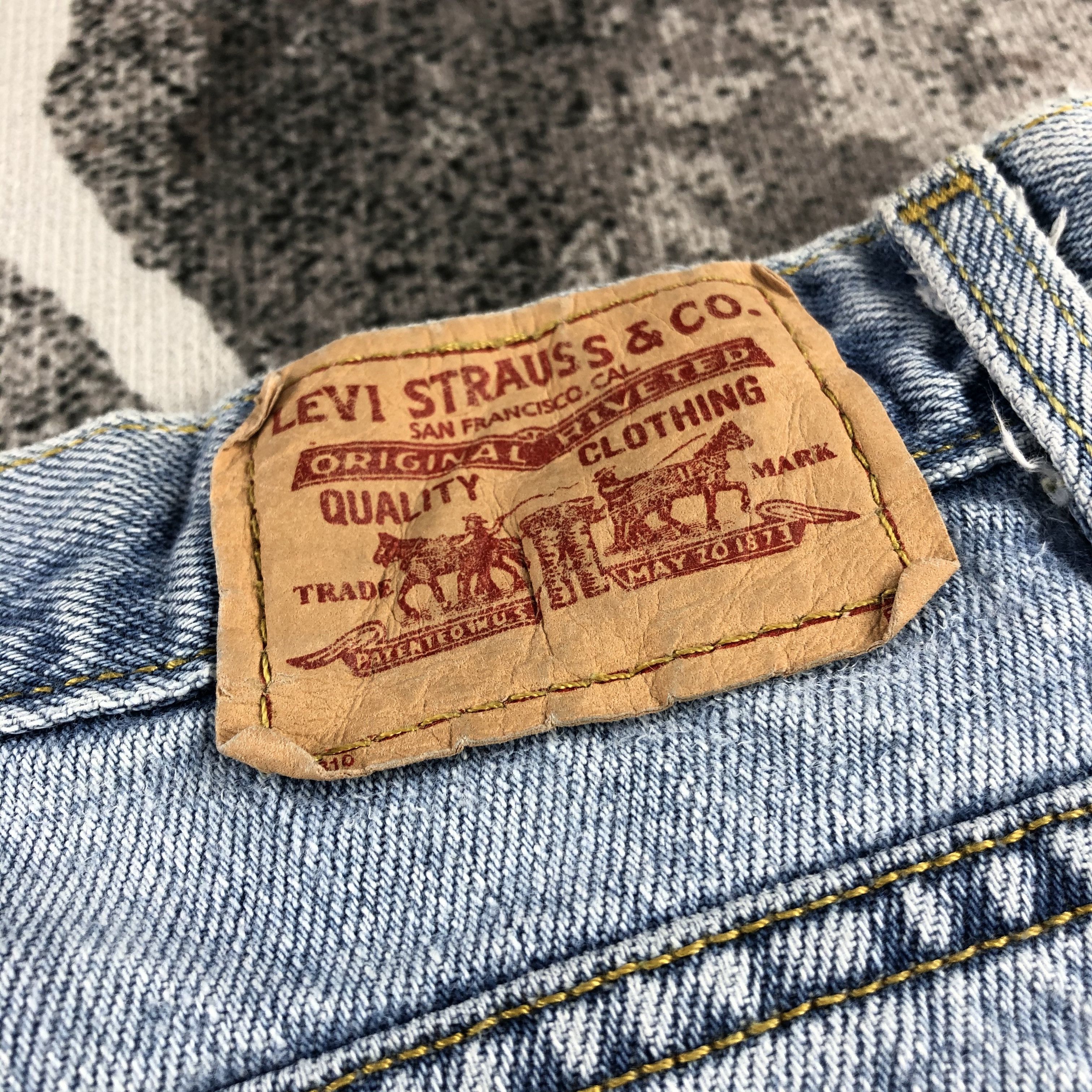 Levi's Vintage Levis 550 Jeans Medium Wash Denim KJ844 Size US 32 / EU 48 - 5 Thumbnail
