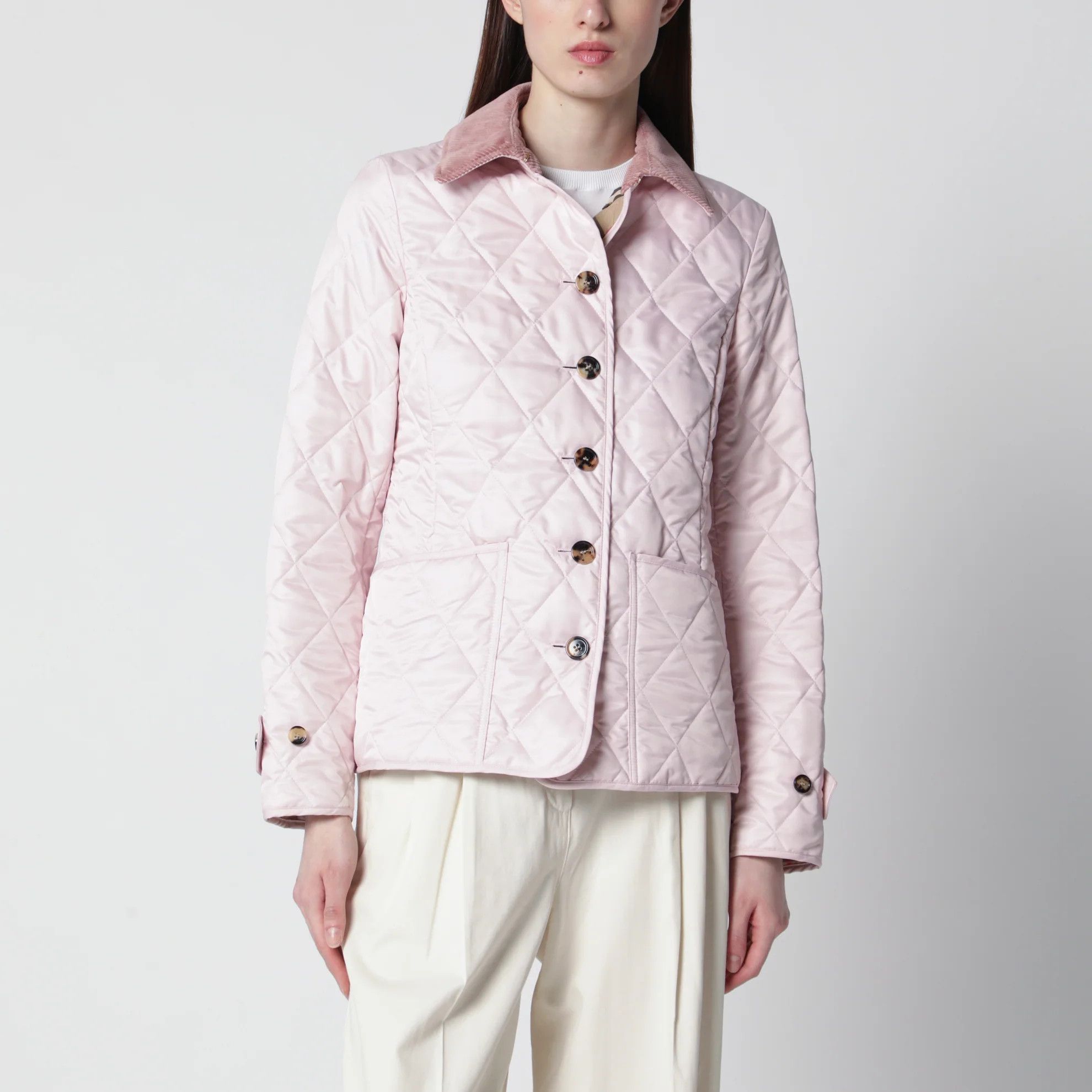 Burberry o1d2blof0426 Quilted Jacket in Pink Size M / US 6-8 / IT 42-44 - 1 Thumbnail