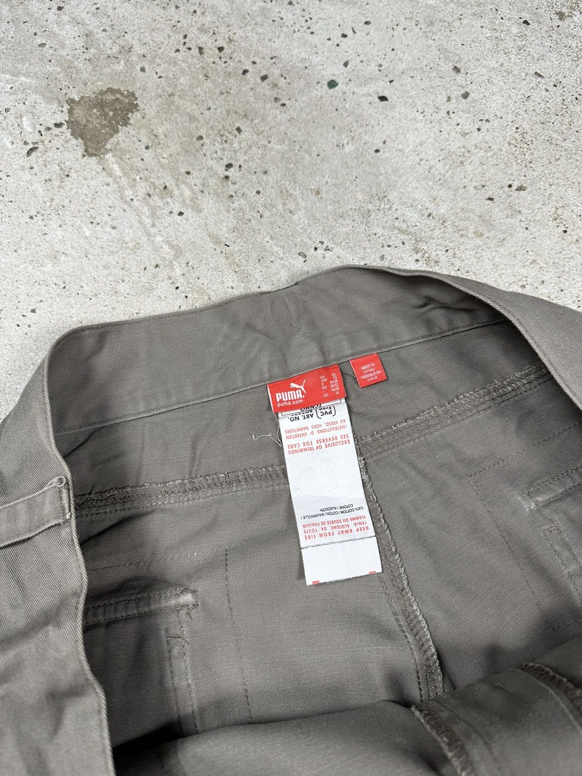 Puma × Vintage Vintage Y2K Puma Baggy Brown Cargo Outdoor Pants Size US 38 / EU 54 - 8 Thumbnail
