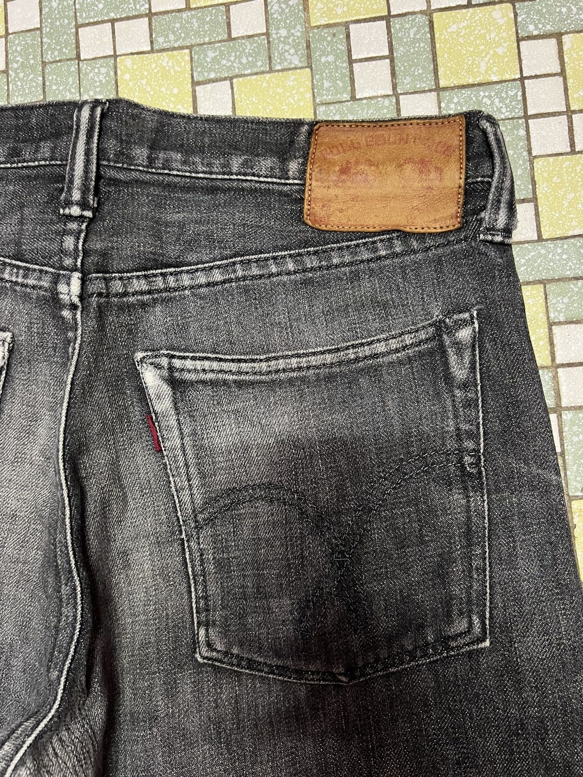 Full Count & Co. Black Faded Full Count Co. Ltd Osaka Selvedge Denim Jeans Size US 30 / EU 46 - 8 Thumbnail
