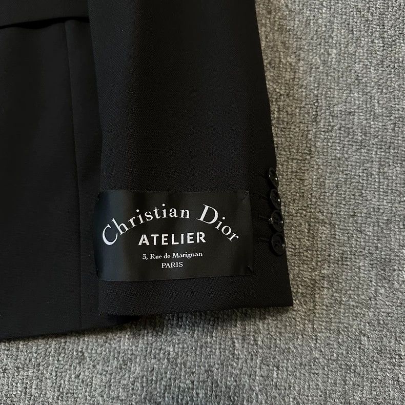 Dior Dior 18fw white line sleeve logo wool suit 2501-Nextarrow Size 50R - 2 Thumbnail