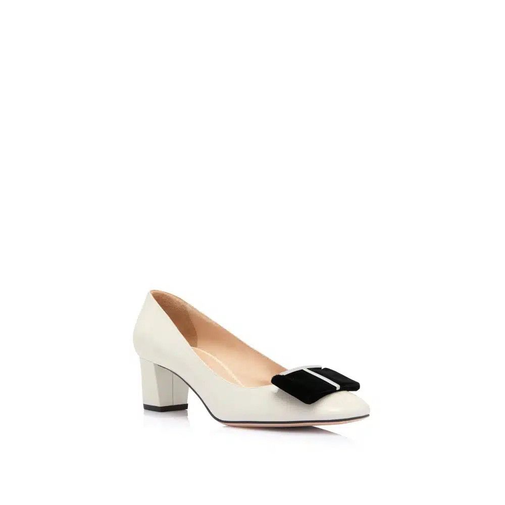Tom Ford o1loc1c0925 W3615 Audrey 55 Pumps in Milk / Black Size US 8 / IT 38 - 2 Thumbnail