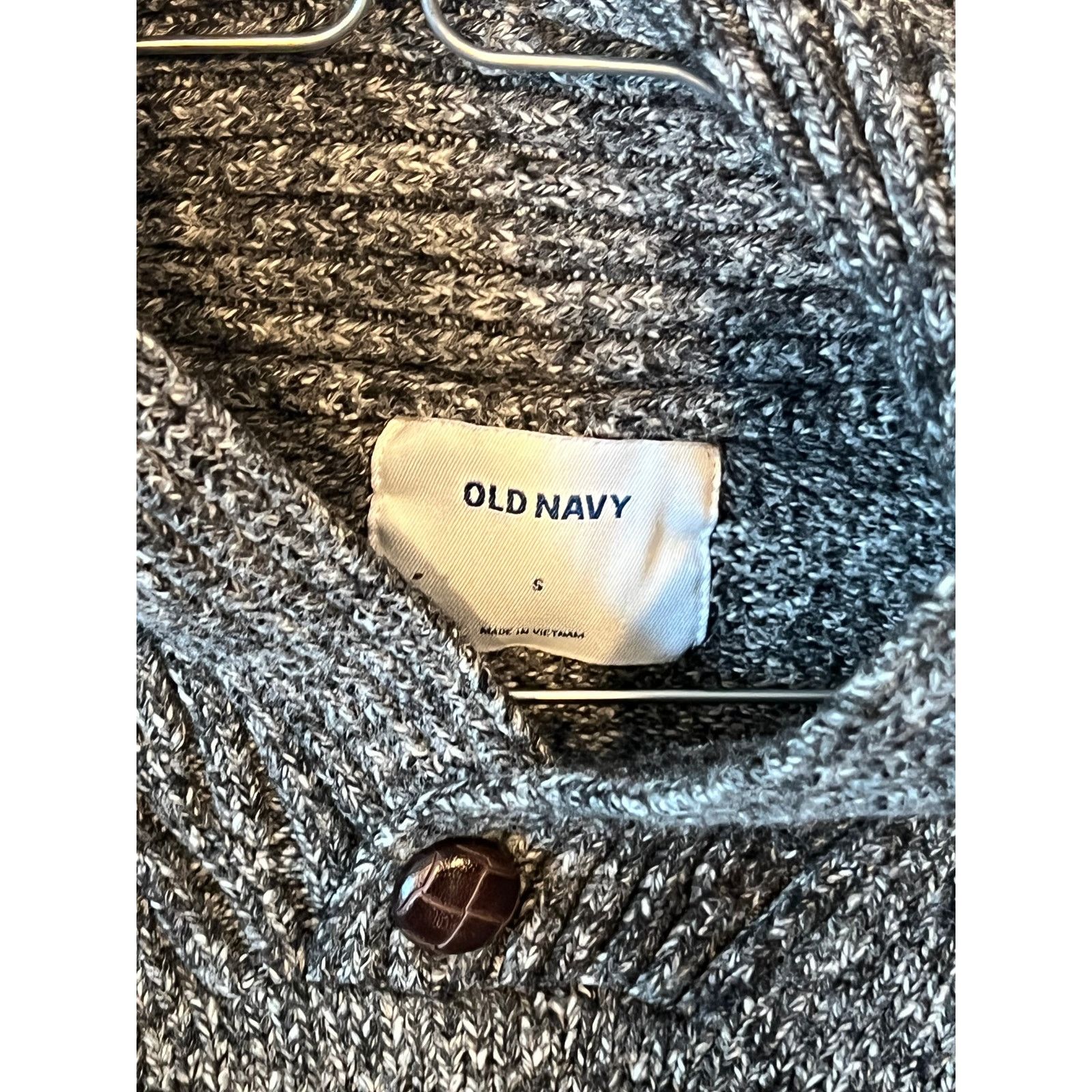 Old Navy Old Navy Gray Cable Knit Preppy Sweater Mens S Size US S / EU 44-46 / 1 - 3 Thumbnail