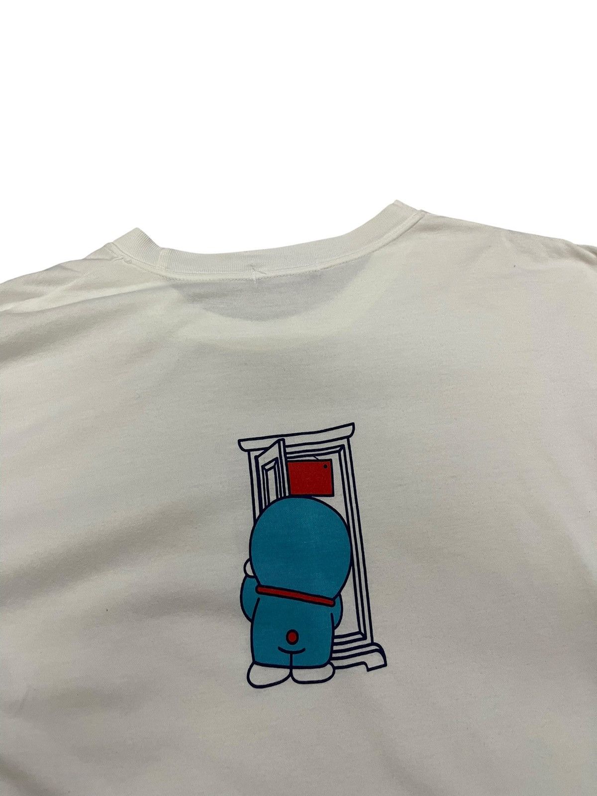 Vintage Vintage 90s Bandai Doraemon Mirror Print Tee Size US M / EU 48-50 / 2 - 3 Thumbnail