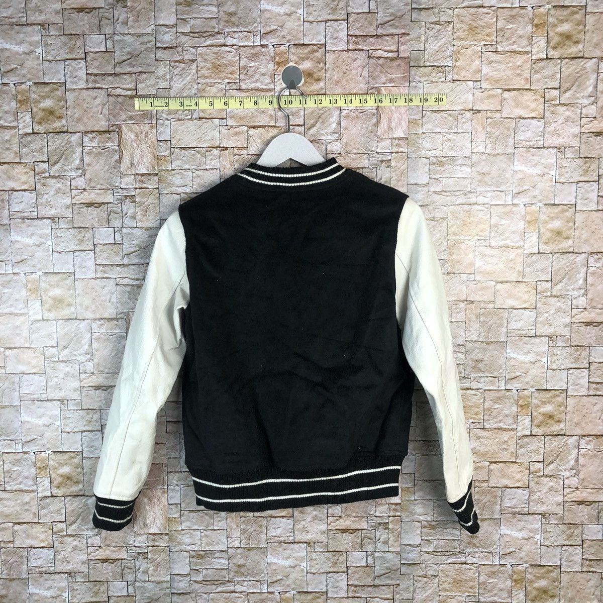 Japanese Brand DL Japan Black White Bombers Jacket #A884 Size US XS / EU 42 / 0 - 14 Thumbnail