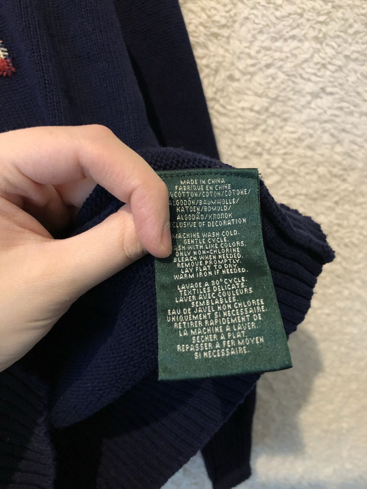 Lauren Ralph Lauren × Polo Ralph Lauren × Ralph Lauren Sweater Lauren Ralph Lauren Flaga USA 100% Cotton Size S / US 4 / IT 40 - 5 Thumbnail