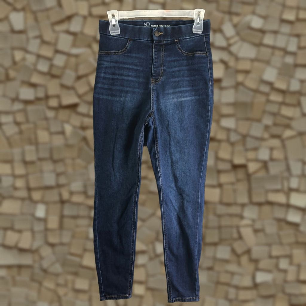 Vintage No Boundaries Jeans Juniors Size Medium 7-9 Blue Denim High Rise Size 32" / US 10 / IT 46 - 1 Thumbnail