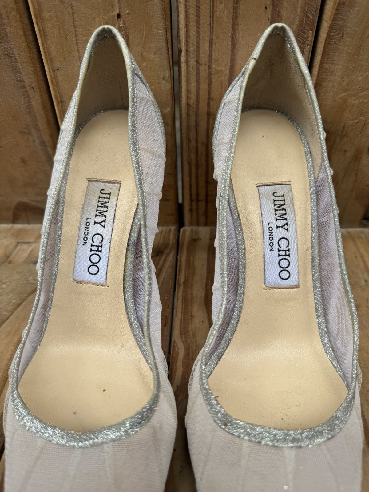 Jimmy Choo Jimmy choo Women’s fabric glitter pumps size EUR 37 US 7 Size US 7 / IT 37 - 5 Thumbnail