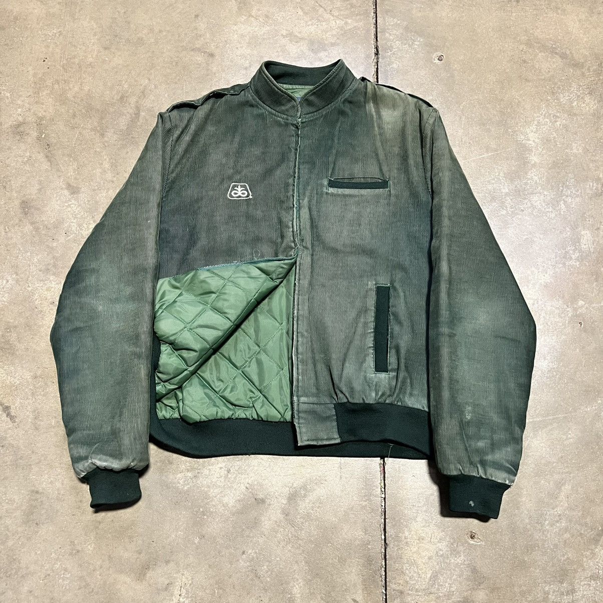 Vintage Vintage 80s Corduroy Jacket Zip Up Faded Lightweight USA Size US L / EU 52-54 / 3 - 7 Thumbnail