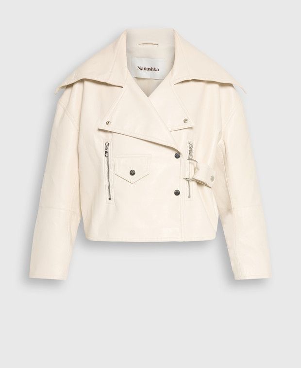 Leather-look jacket