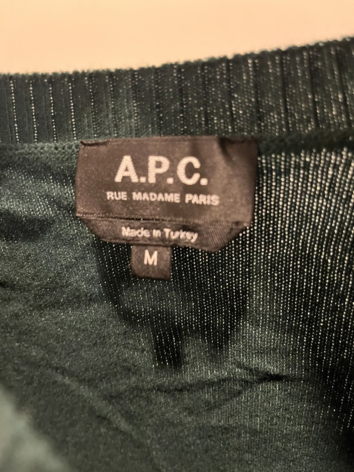 A.P.C. A.P.C. knit sweater Plain Green Size US M / EU 48-50 / 2 - 3 Thumbnail