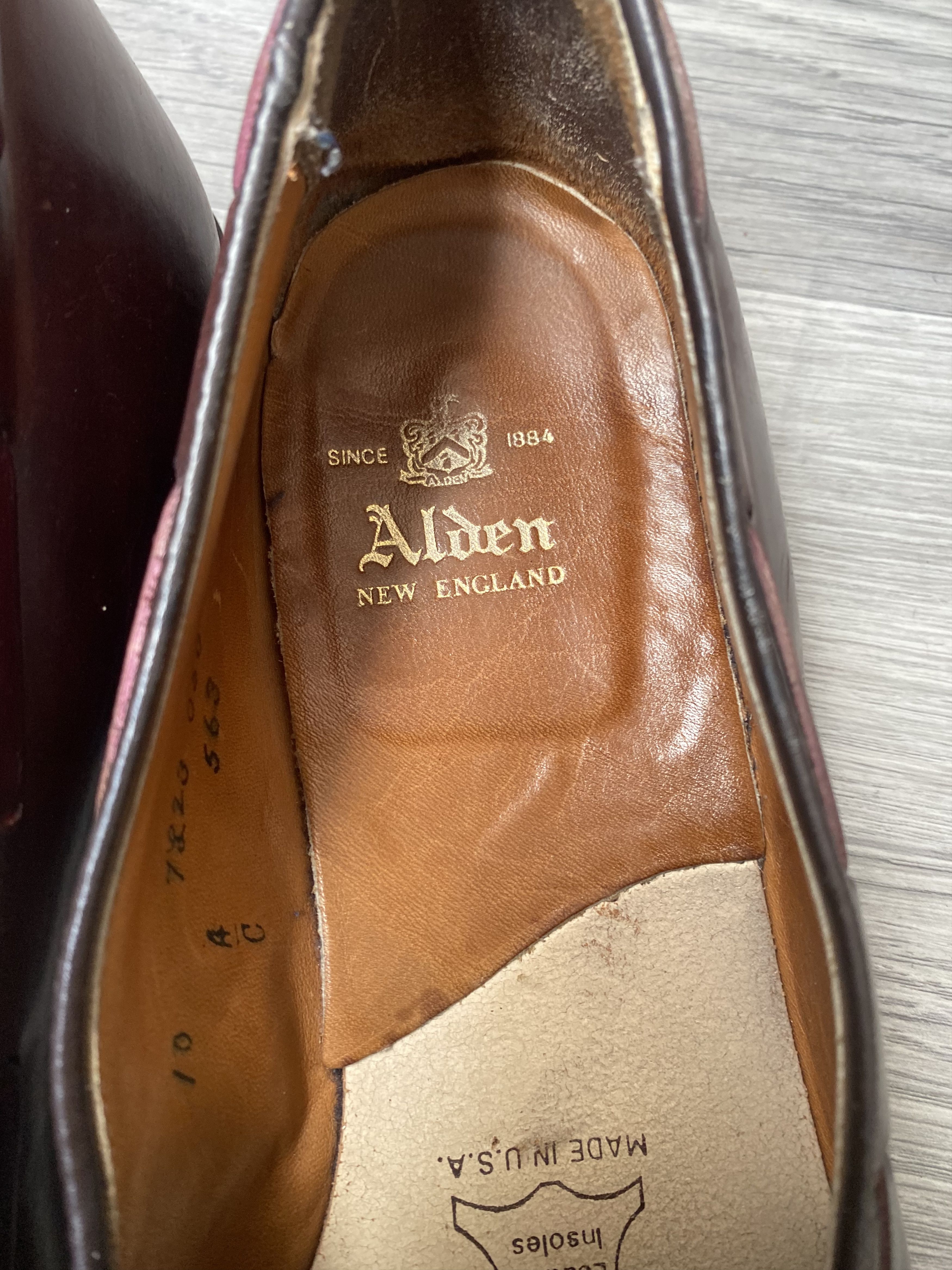 Alden Alden tassel loafers shell cordovan brown shoes sz10A/C Size US 10 / EU 43 - 13 Thumbnail