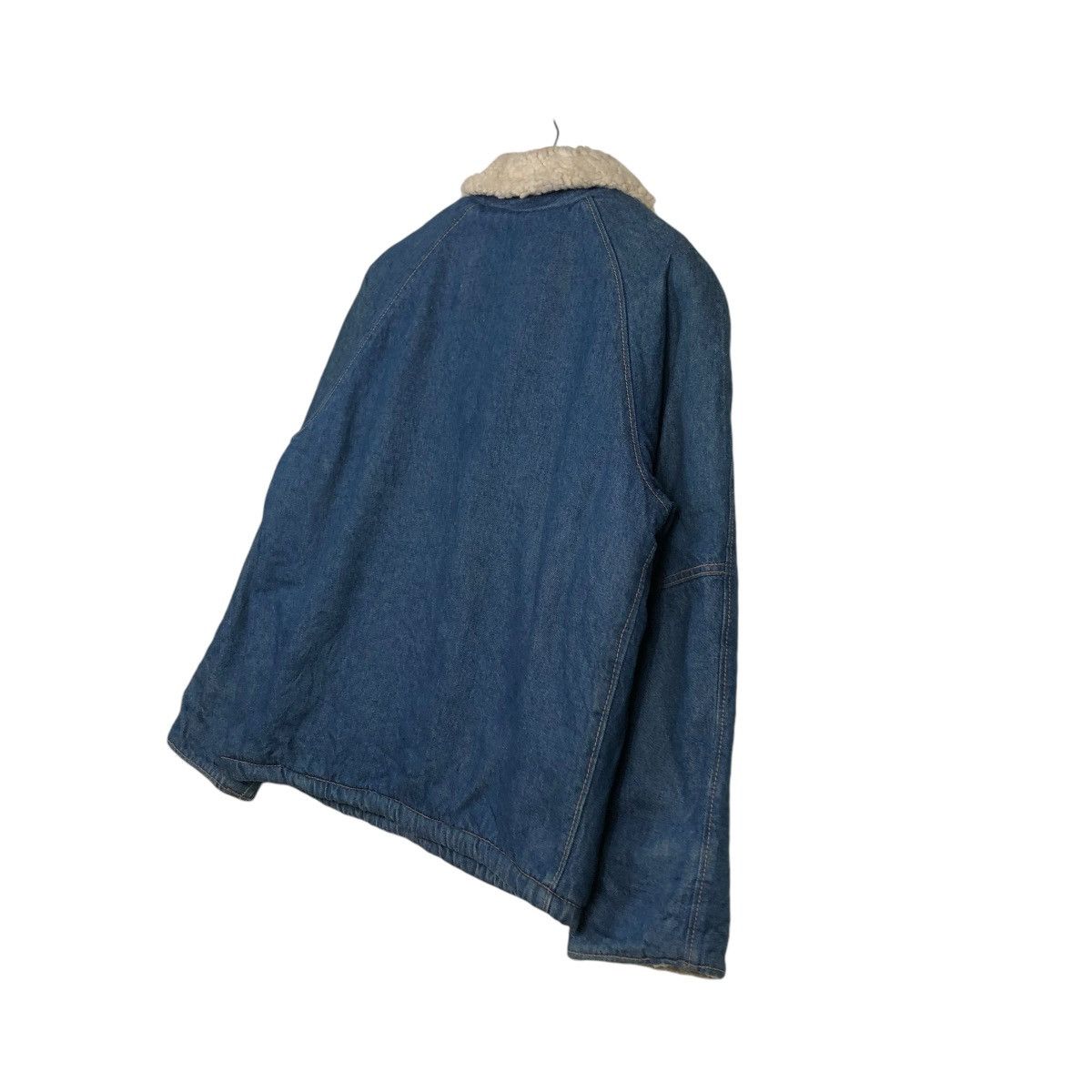 Vintage 🔥VINTAGE DENIM BIKER JACKET BIG JOHN SHERPA TOYO ENTERPRISE Size US L / EU 52-54 / 3 - 10 Thumbnail
