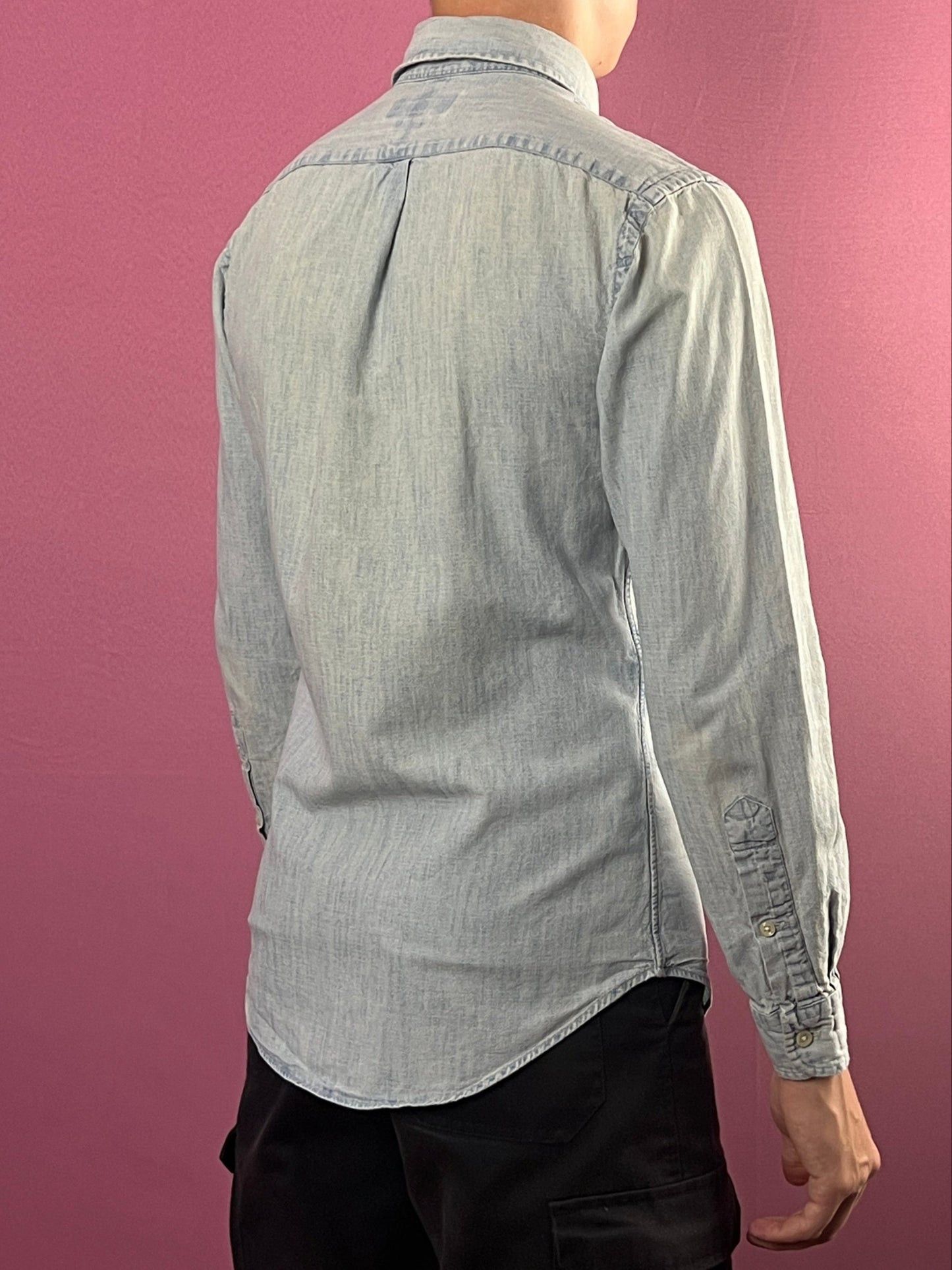 Polo Ralph Lauren × Vintage Ralph Lauren Vintage Men's Slim Fit Shirt - S Size US S / EU 44-46 / 1 - 4 Thumbnail