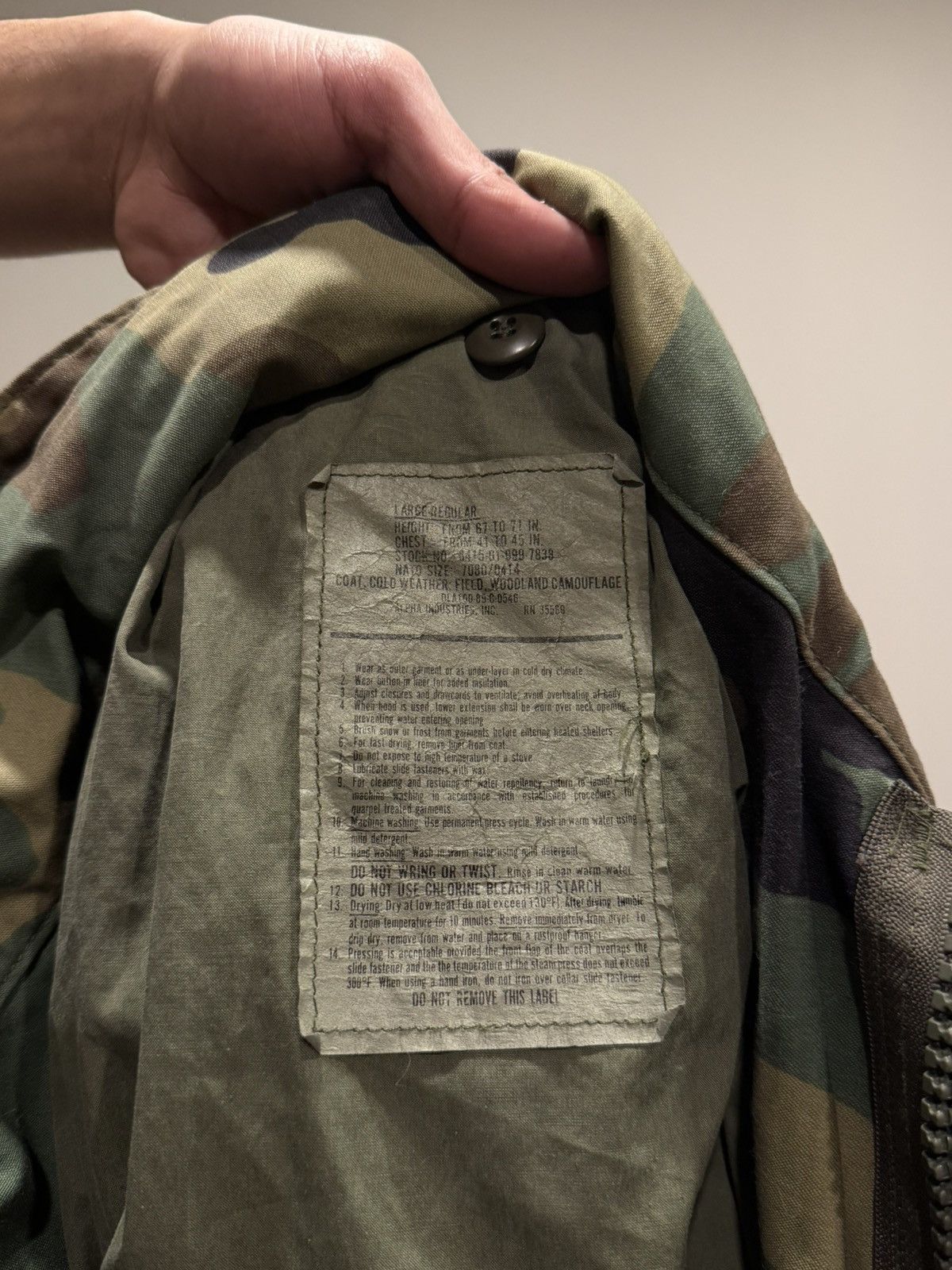 Alpha Industries 1965 Alpha Industries x Woodland Field Jacket Size US L / EU 52-54 / 3 - 6 Thumbnail
