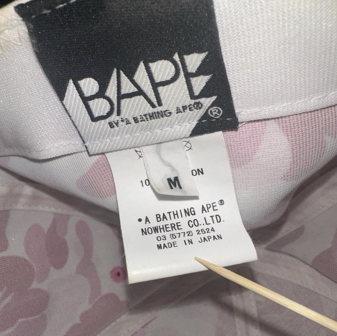 Bape Bape Pink ABC Camo Fitted Size ONE SIZE - 2 Thumbnail