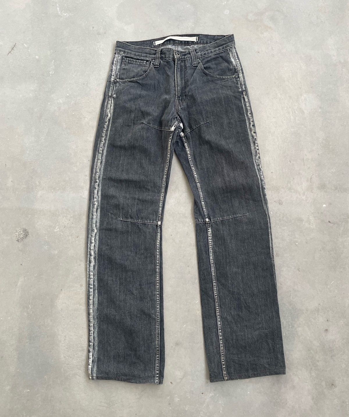 Le Grande Bleu (L.G.B.) × Vintage VINTAGE UNKNOWN BRAND WITH UNIVERSAL USA ZIPPER DESIGNER Size US 32 / EU 48 - 1 Thumbnail