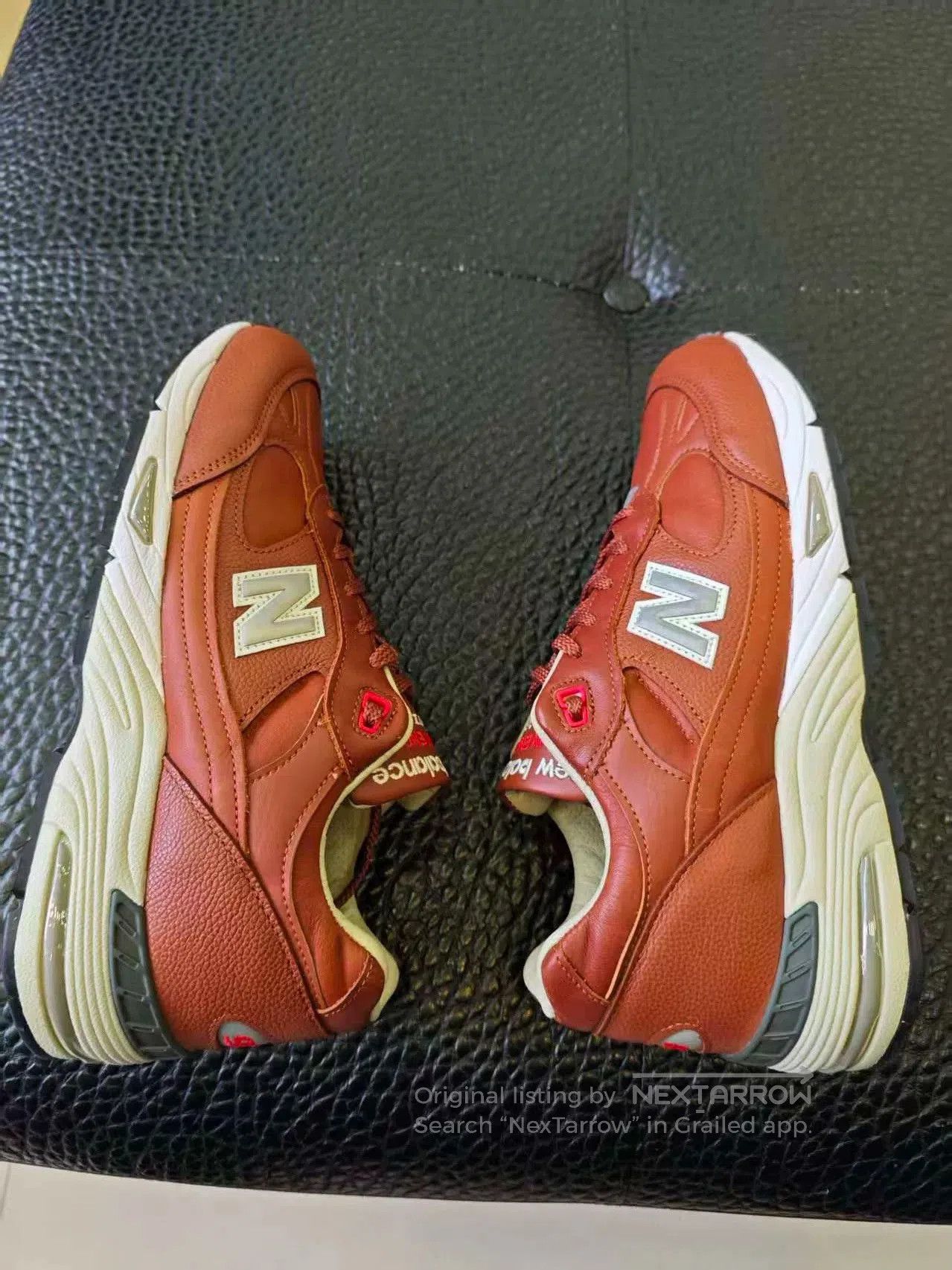 New Balance new balance 991 brown leather retro sneakers. Size US 10.5 / EU 43-44 - 7 Thumbnail