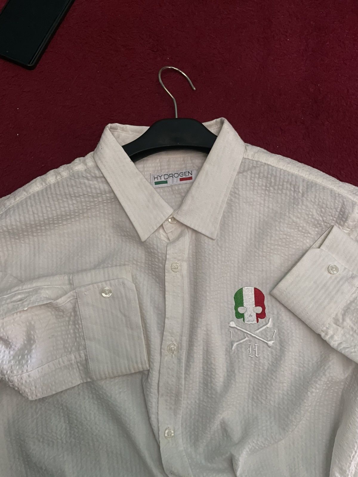 HYDROGEN Y2k crazy skull italy hydrogen shirt Size US XL / EU 56 / 4 - 12 Thumbnail