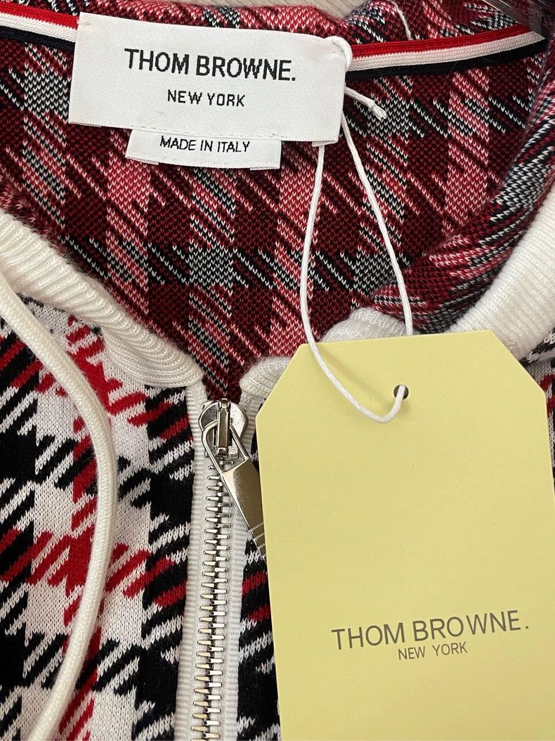 Thom Browne Thom browne Red and black plaid striped four-striped high-p Size US L / EU 52-54 / 3 - 7 Thumbnail