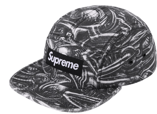 Supreme H.R. Giger Camp Cap Black
