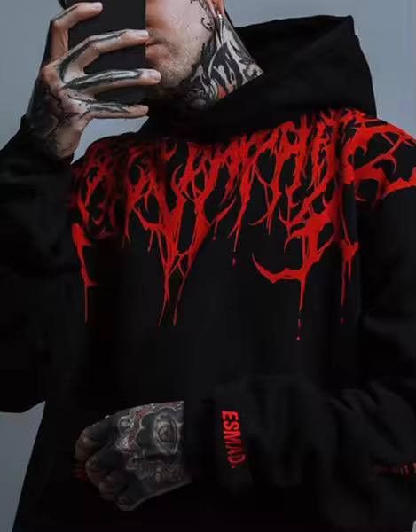 Japanese Brand × Vintage Fleece hooded sweatshirt Size US XL / EU 56 / 4 - 1 Thumbnail